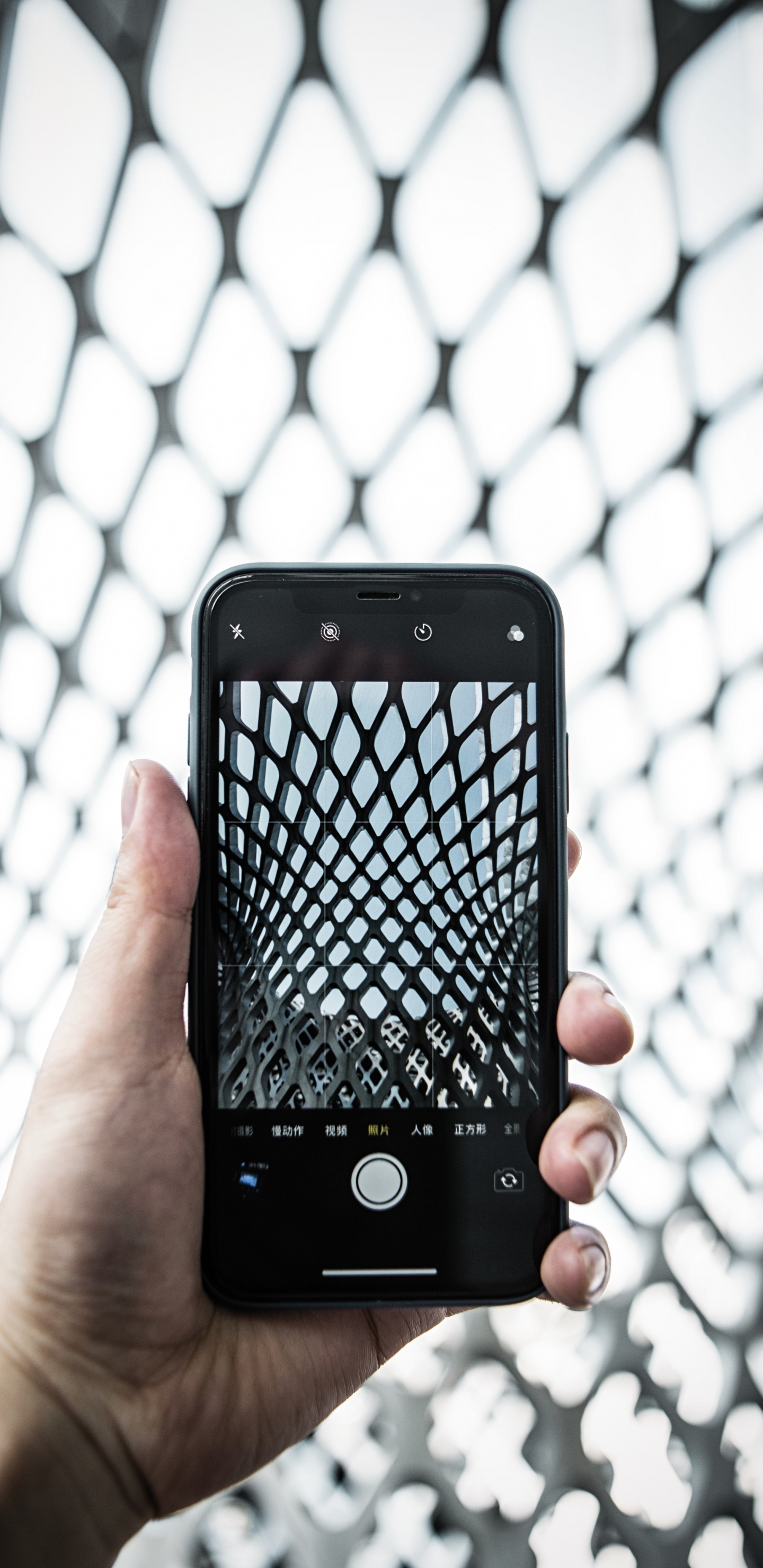 Обои технологии, смартфон, сетка м, андроид, телефон в разрешении 1440x2960