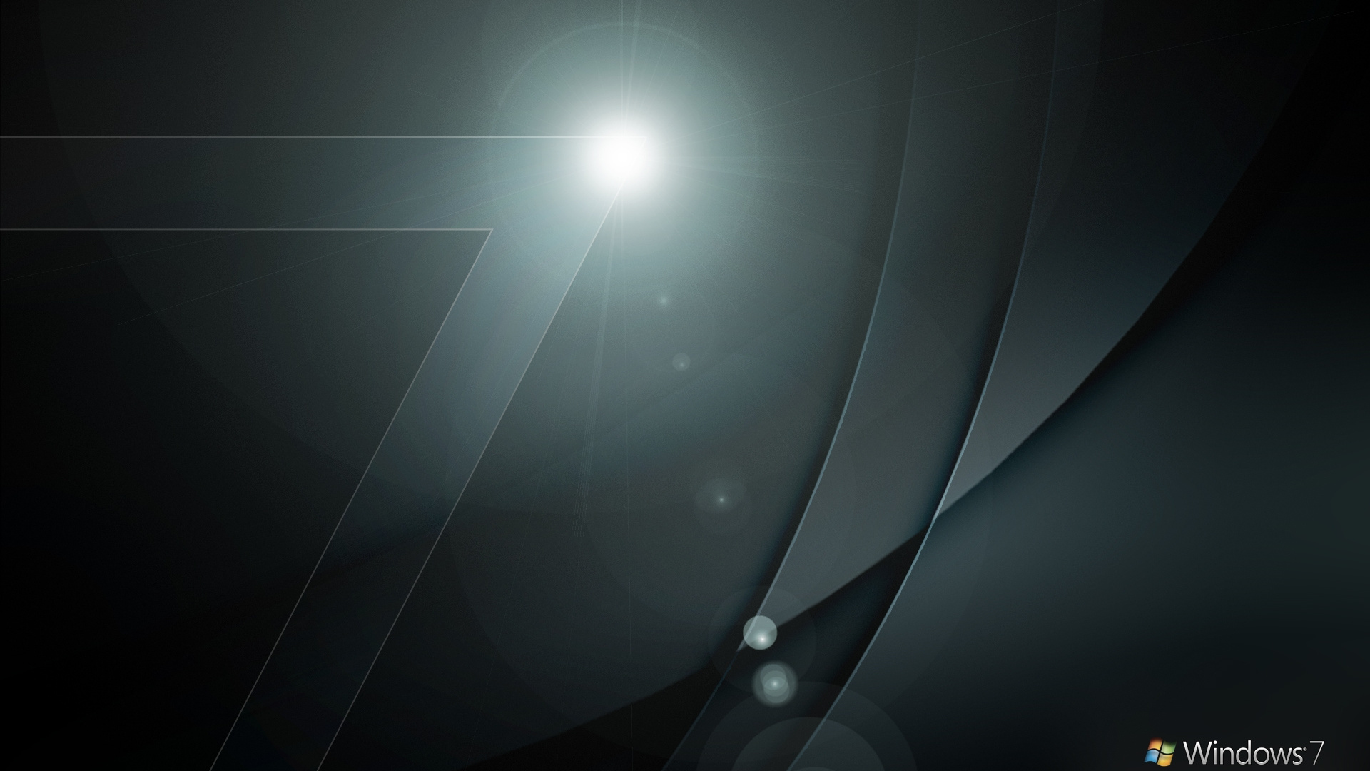 Обои черный, свет, блик, линия, освещение в разрешении 1920x1080