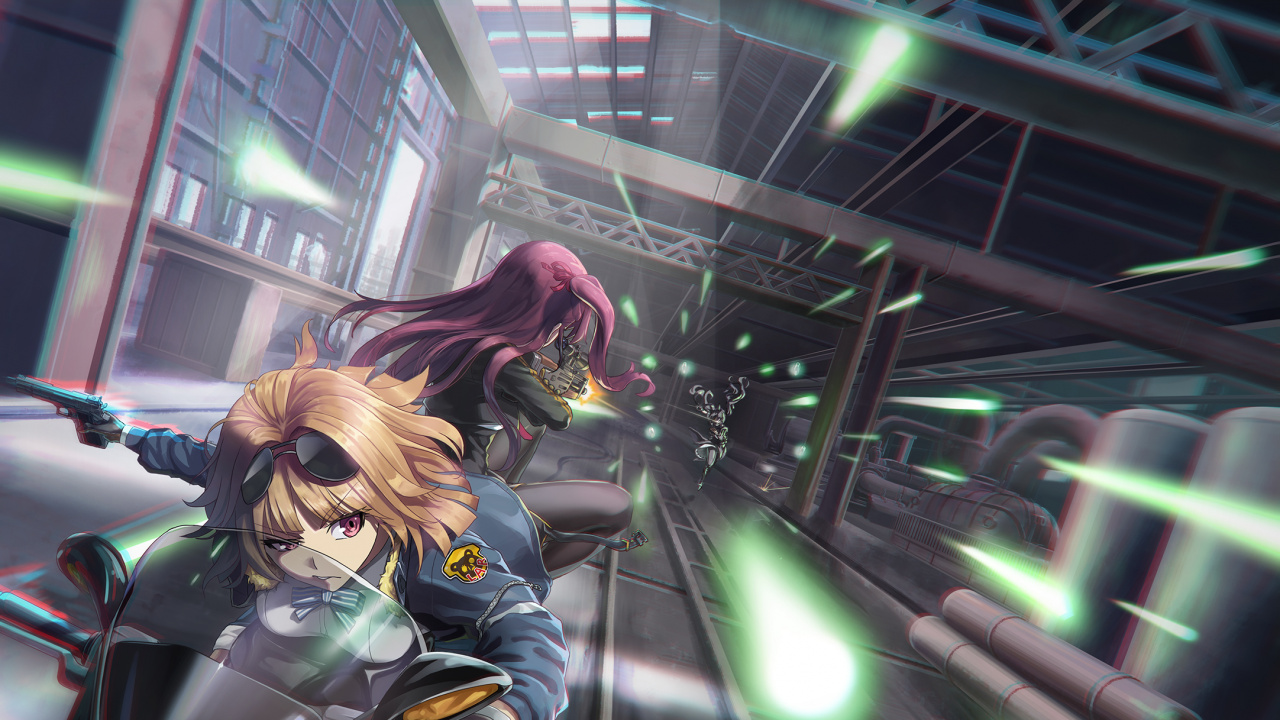 Обои Девочки Прифронтовых, аниме, Вальтер ва 2000, компьютерная игра, снимок в разрешении 1280x720