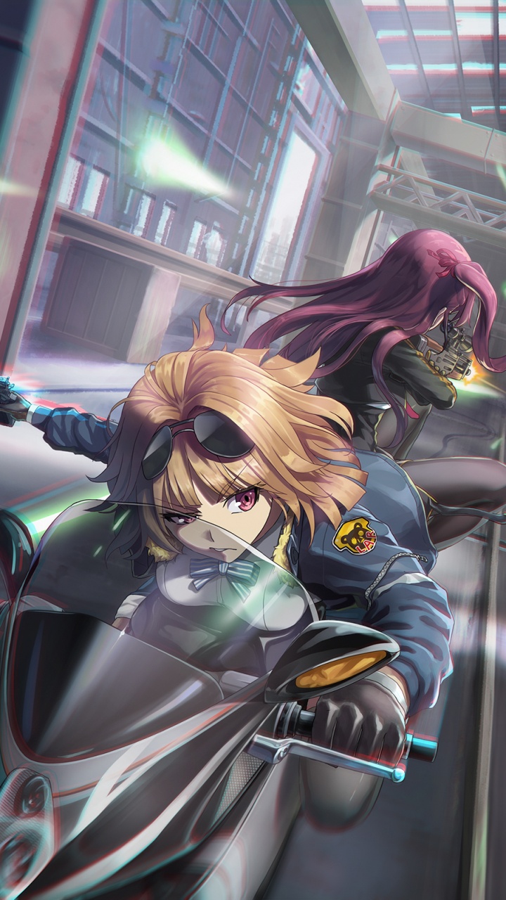 Обои Девочки Прифронтовых, аниме, Вальтер ва 2000, компьютерная игра, снимок в разрешении 720x1280