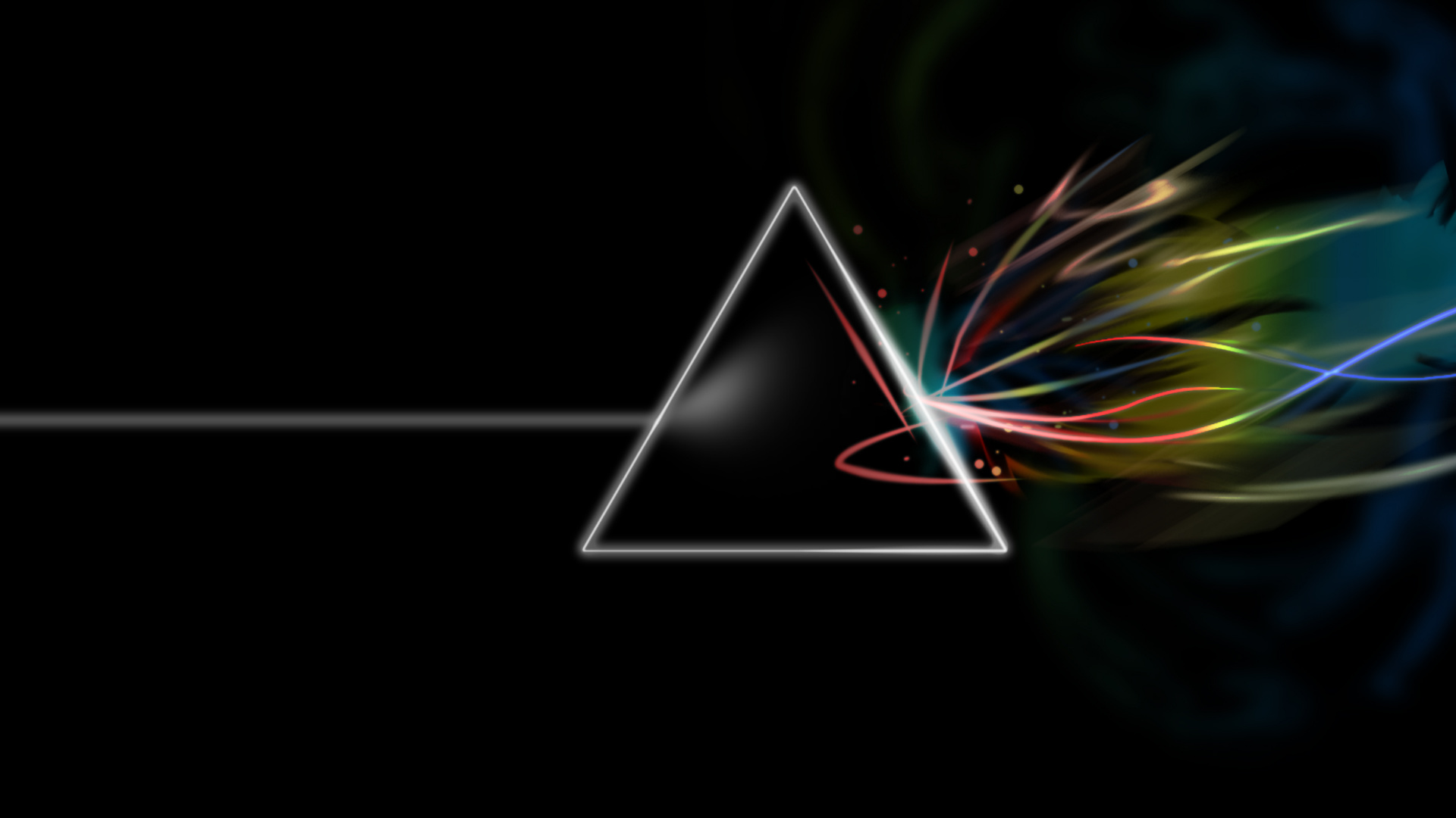 Обои Pink Floyd, графический дизайн, линия, графика, темнота в разрешении 1920x1080