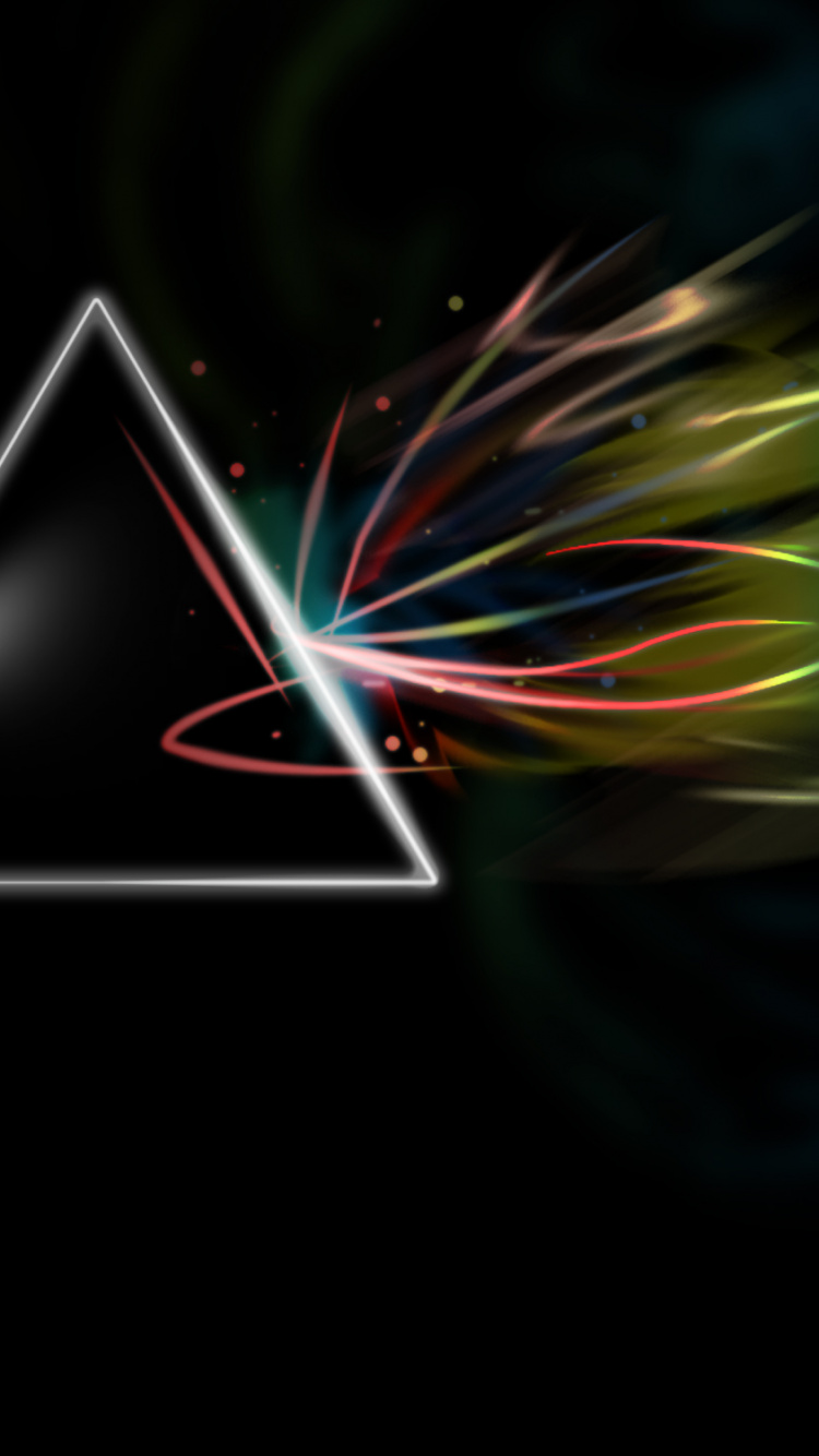 Обои Pink Floyd, графический дизайн, линия, графика, темнота в разрешении 750x1334