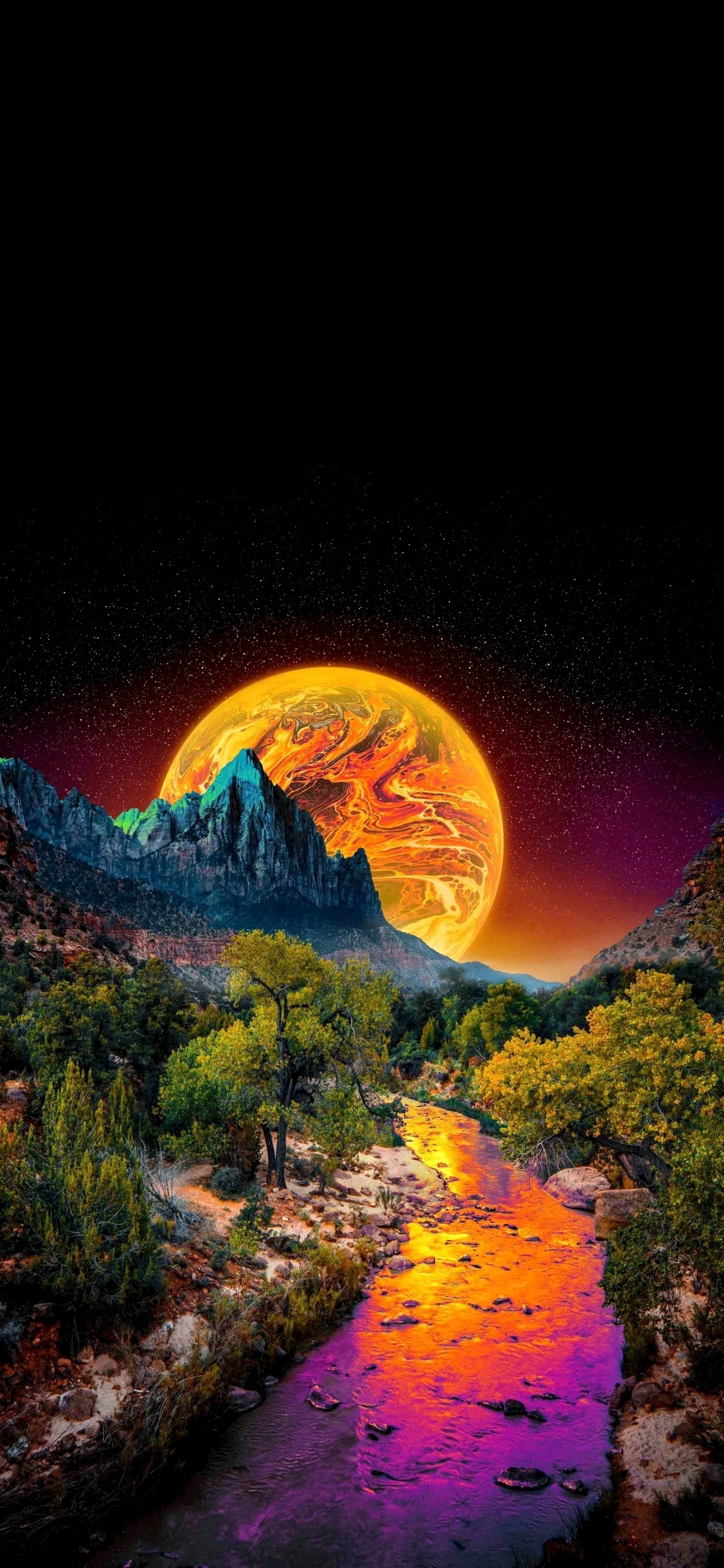 Обои саванна ga природа, природа, государственный парк острова скидавей, только, окружающая среда в разрешении 1242x2688