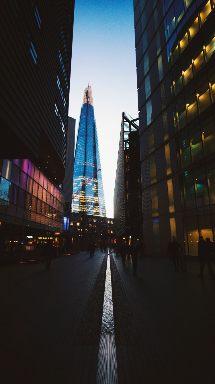 Обои архитектура, ориентир, городской район, город, небоскреб в разрешении 750x1334