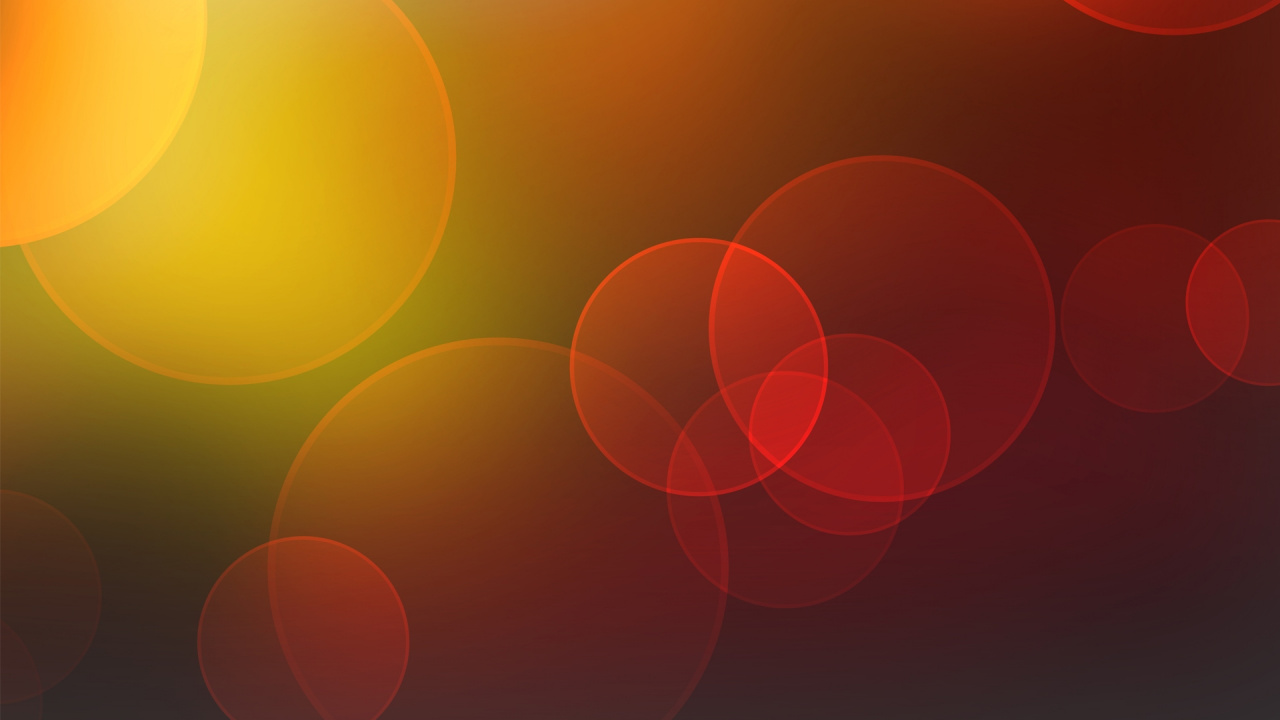 Обои красный цвет, Апельсин, круг, наложение текстуры, красный в разрешении 1280x720