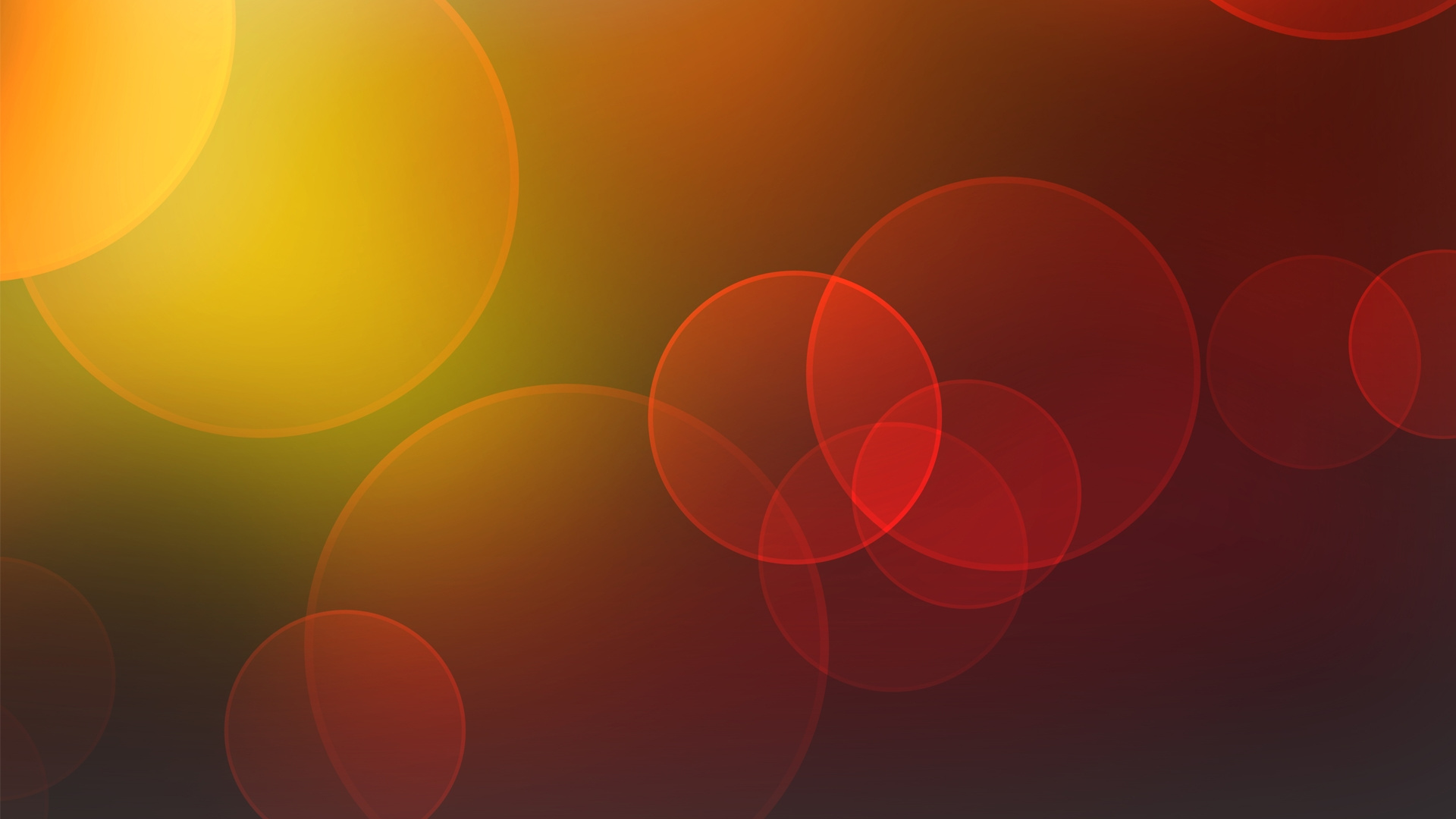 Обои красный цвет, Апельсин, круг, наложение текстуры, красный в разрешении 1920x1080