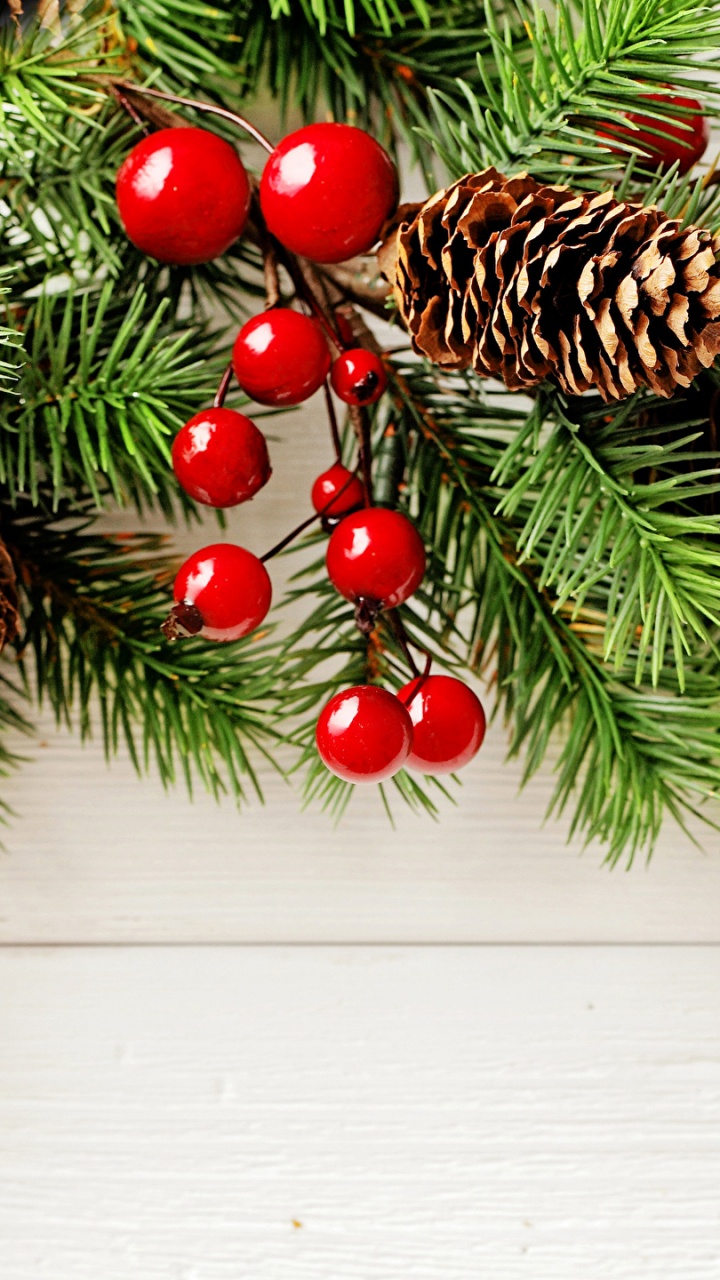 Обои Рождественский день, праздник, дерево, Рождественские украшения, рождественский орнамент в разрешении 720x1280