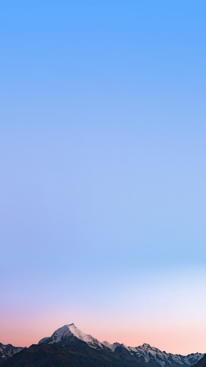 Обои экорегион, гора, природа, послесвечение, сумрак в разрешении 720x1280