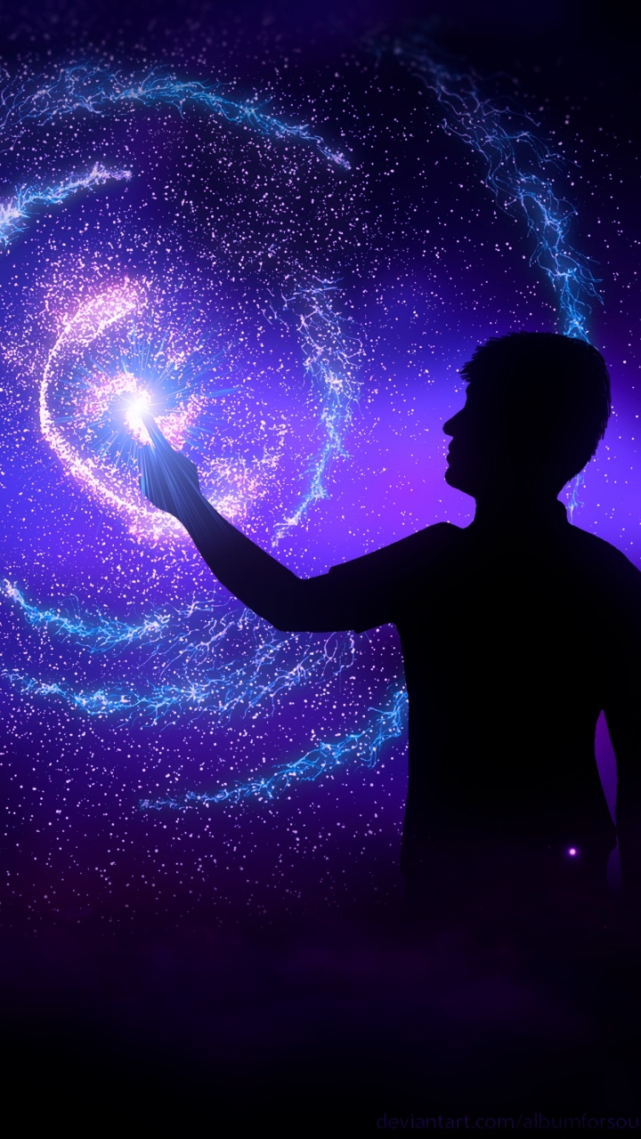 Обои свет, Фиолетовый, пурпур, астрономический объект, атмосфера в разрешении 720x1280