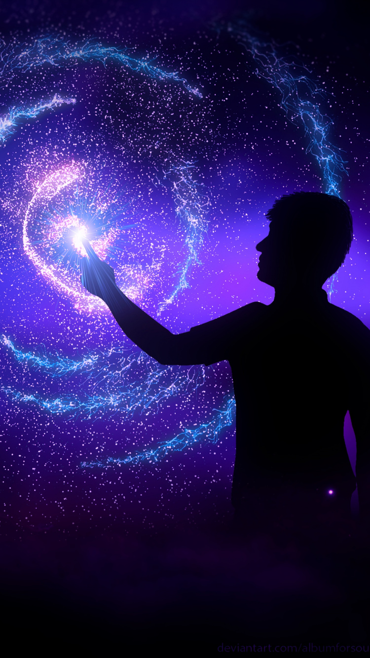 Обои свет, Фиолетовый, пурпур, астрономический объект, атмосфера в разрешении 750x1334