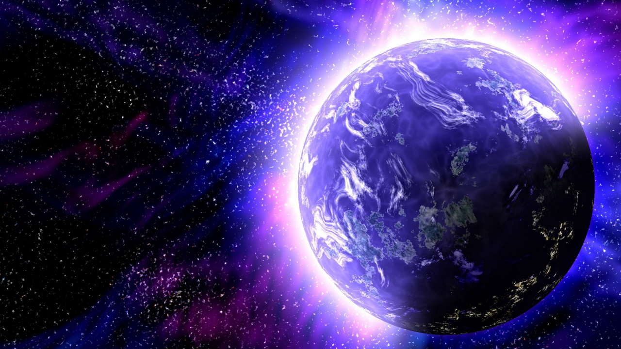 Обои тик ток музыка, атмосфера, свет, мир, арт в разрешении 1280x720