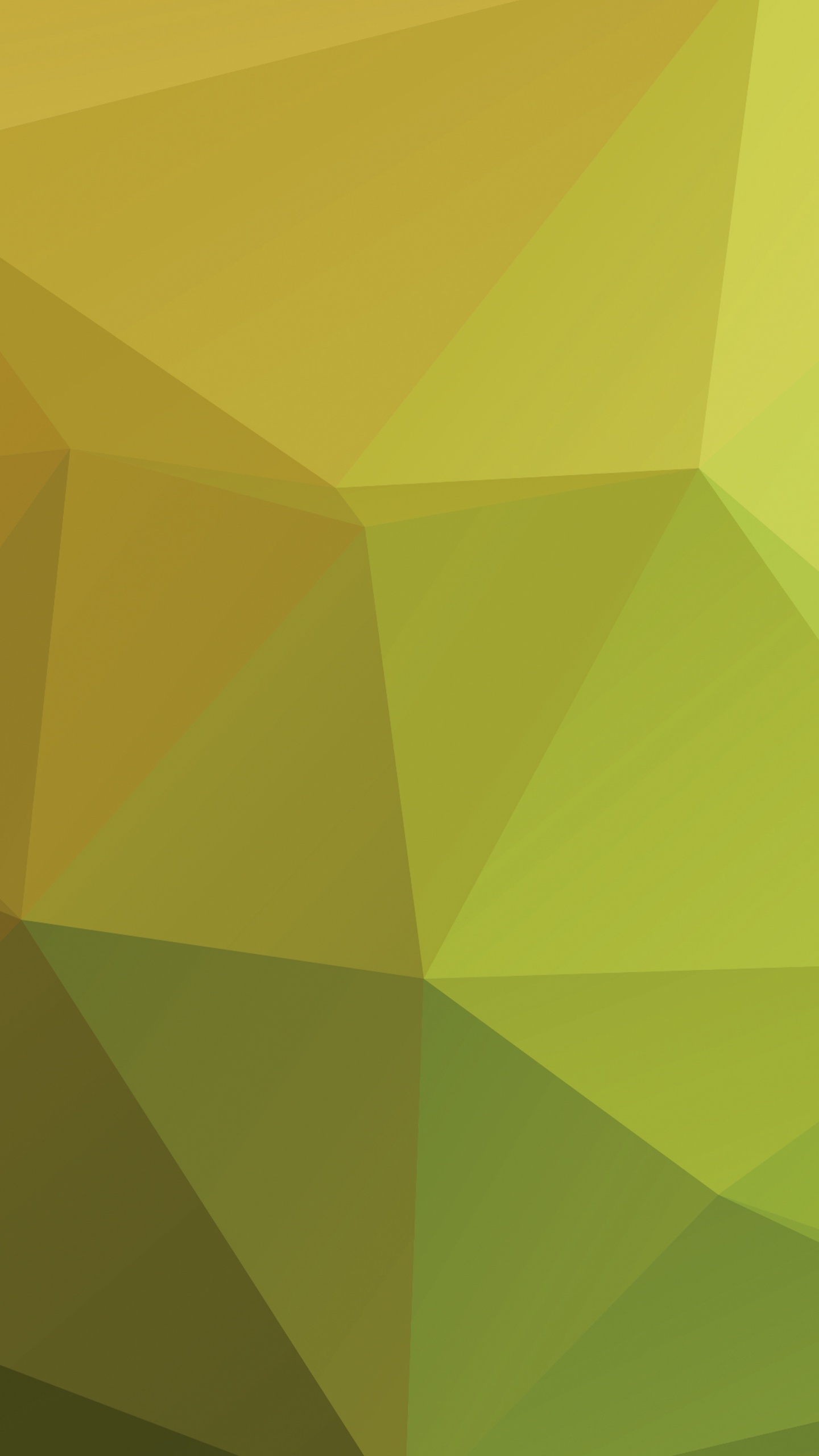 Обои треугольник, угол, узор, зеленый, желтый в разрешении 1440x2560