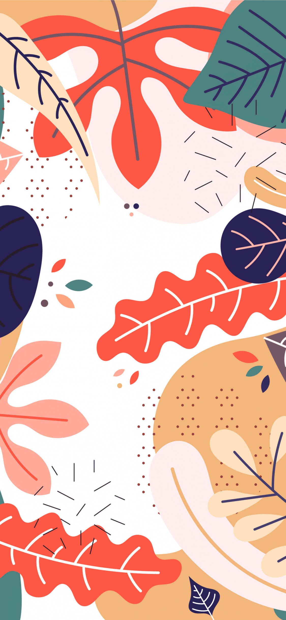 Обои мультфильм, постер, дизайн, арт, абстрактное искусство в разрешении 1125x2436