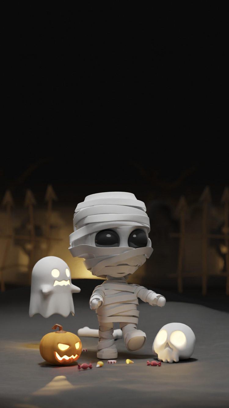 Обои темнота, мультфильм, рисование, игрушка, космос в разрешении 750x1334