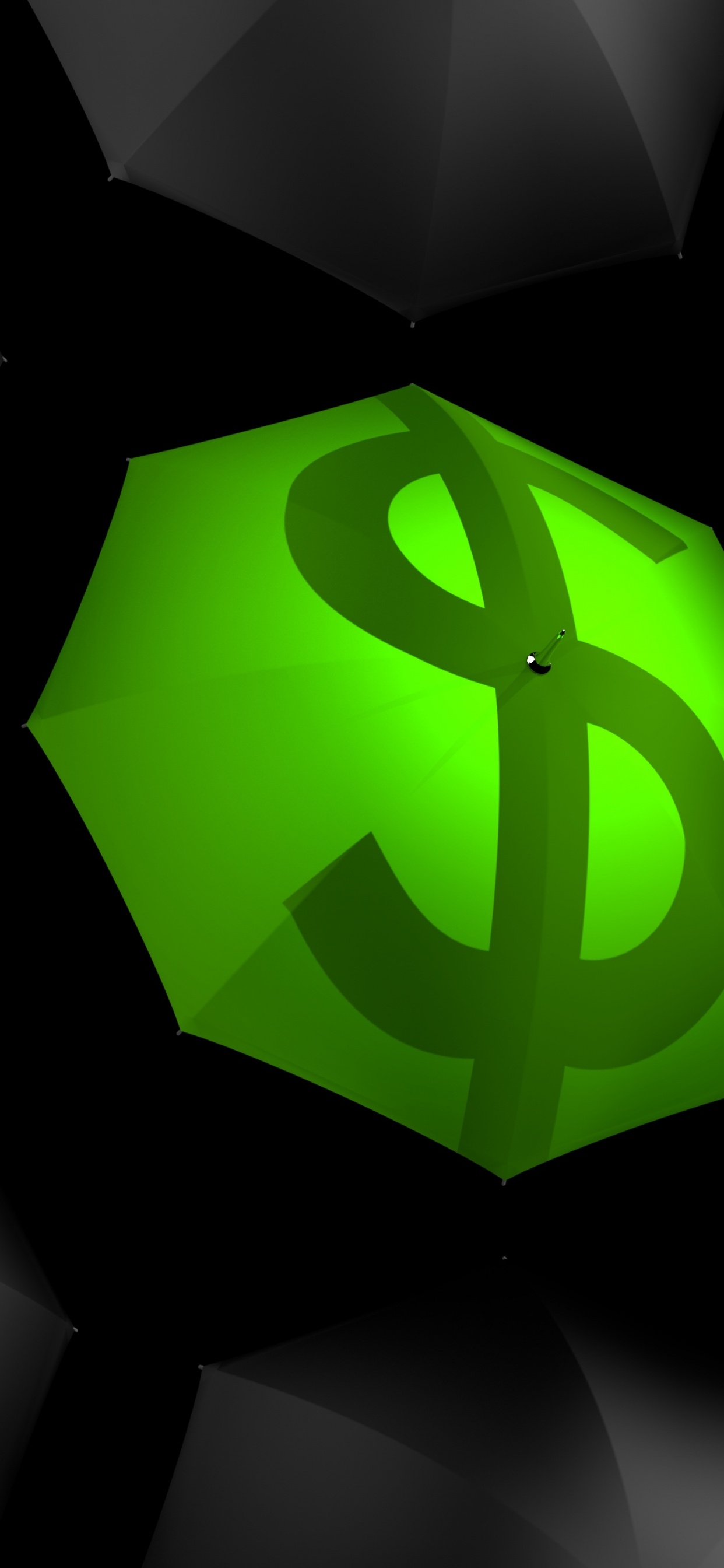 Обои узор, ссуда, ссуда дня платежа, зеленый фонарь, симметрия в разрешении 1242x2688