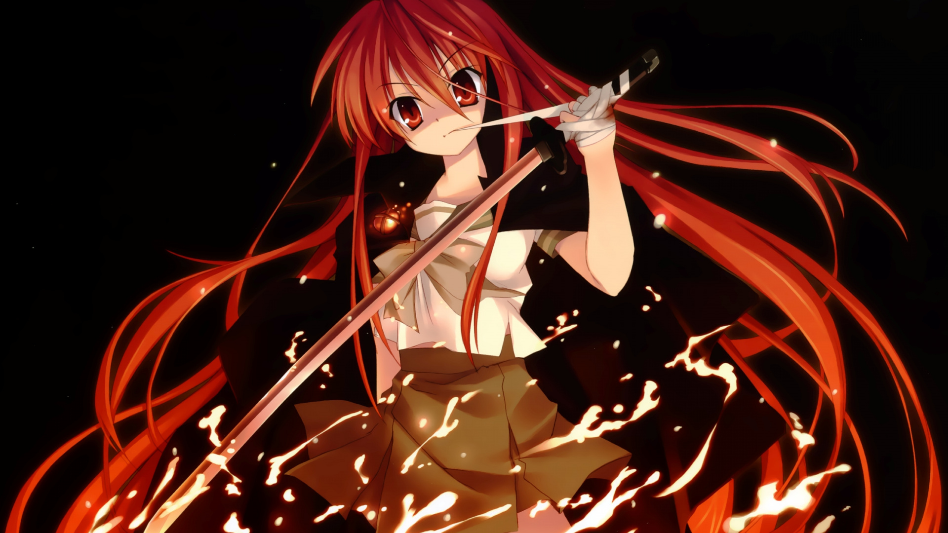 Обои shakugan не Шана, мангака, Манга, рисование в разрешении 1920x1080