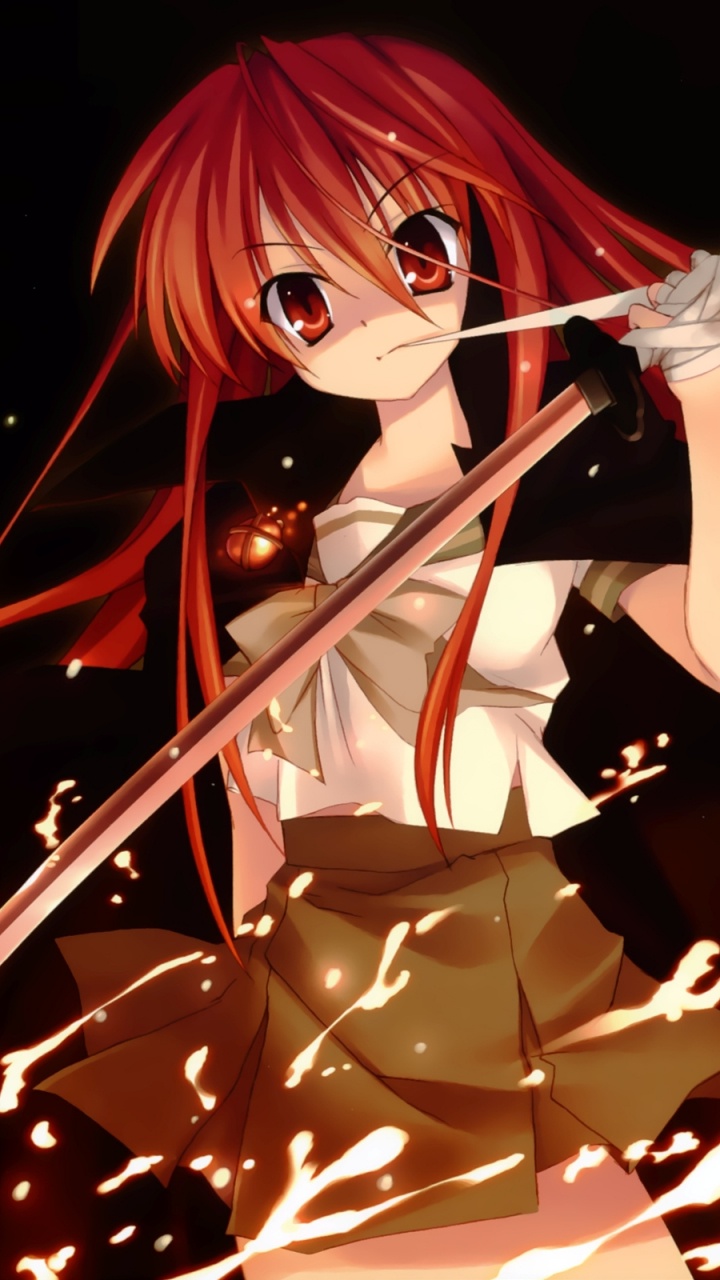 Обои shakugan не Шана, мангака, Манга, рисование в разрешении 720x1280