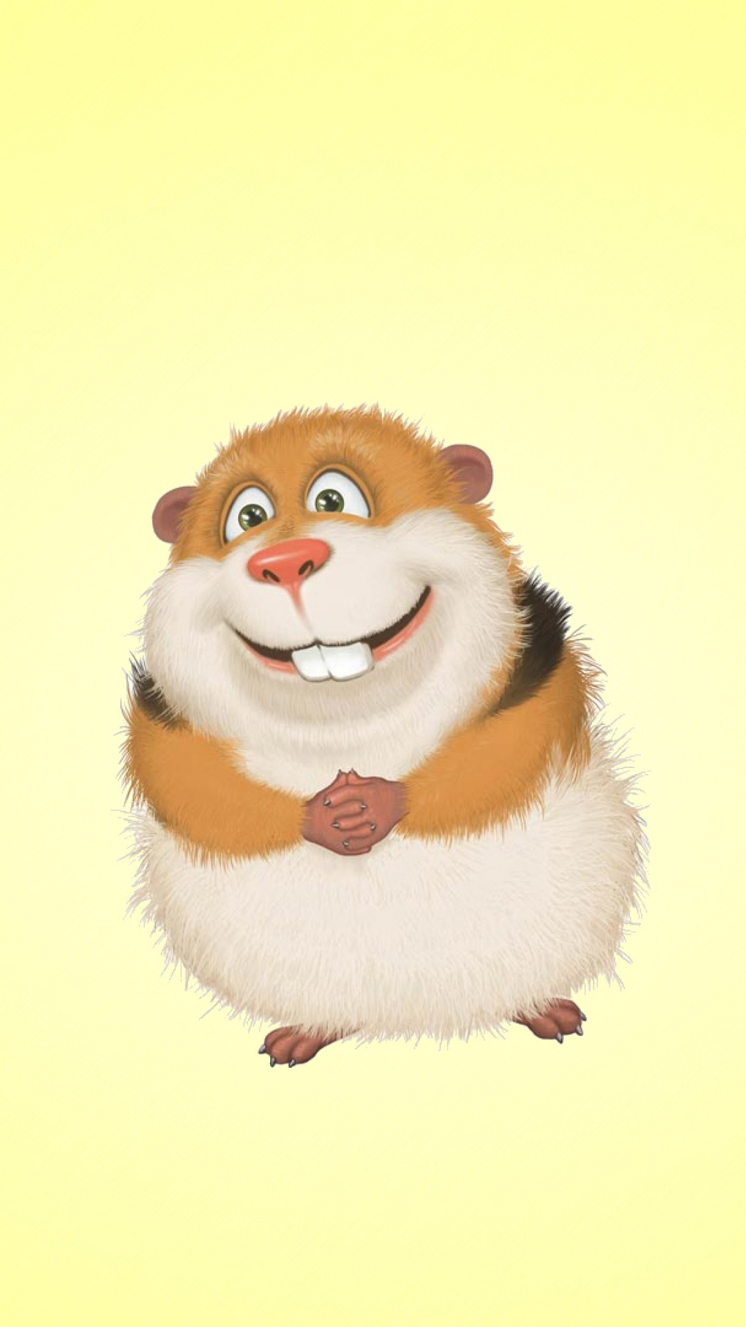 Обои морская свинка, хомячок, грызун, мультфильм, мультик в разрешении 1080x1920