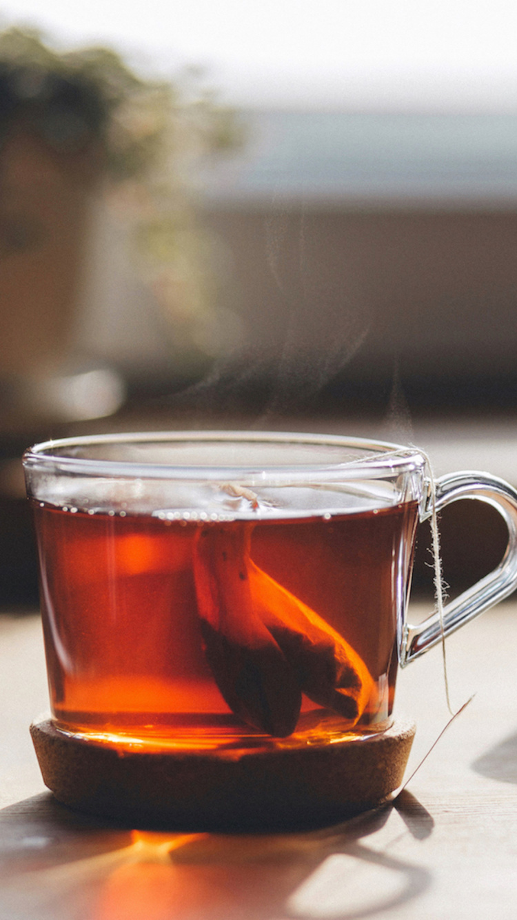 Обои чай, зеленый чай, чайный пакетик, кофеин, китайский травяной чай в разрешении 750x1334