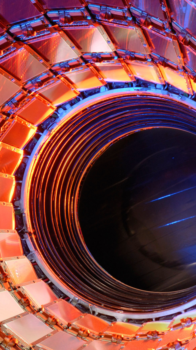 Обои ЦЕРН, большой адронный коллайдер, ускоритель частиц, коллайдер, Бозон Хиггса в разрешении 750x1334