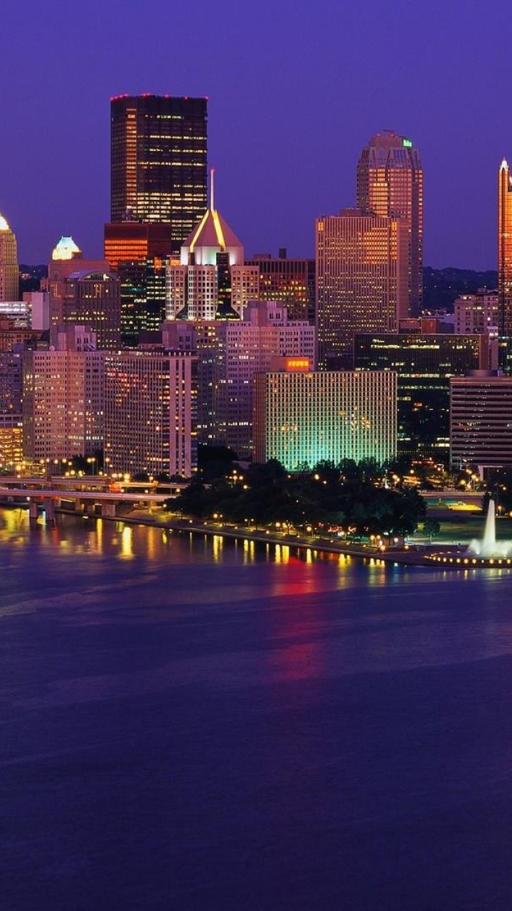 Обои город, городской пейзаж, линия горизонта, городской район, метрополия в разрешении 720x1280