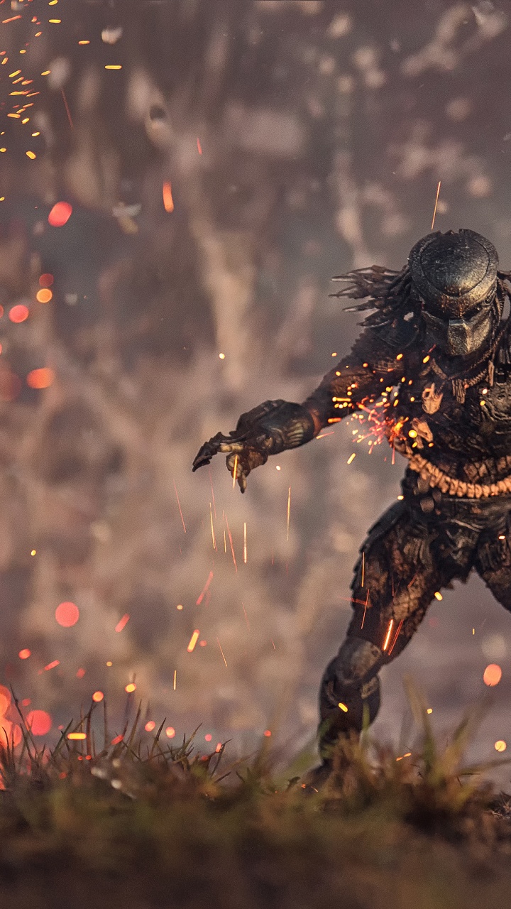 Обои огонь, боевик, событие, тепло, игра-боевик в разрешении 720x1280