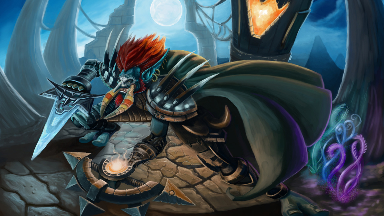 Обои мир варкрафта Легион, иллюстрация, дракон, Художественная литература, world of warcraft в разрешении 1280x720