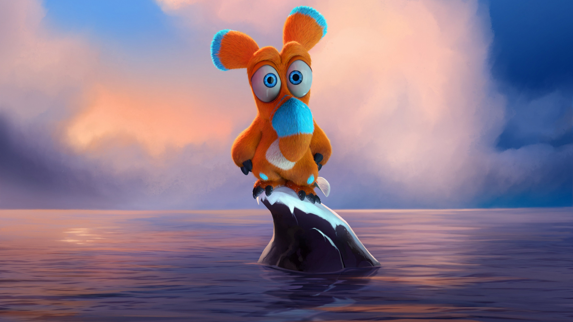 Обои анимация, море, вода, небо, фильм в разрешении 1920x1080