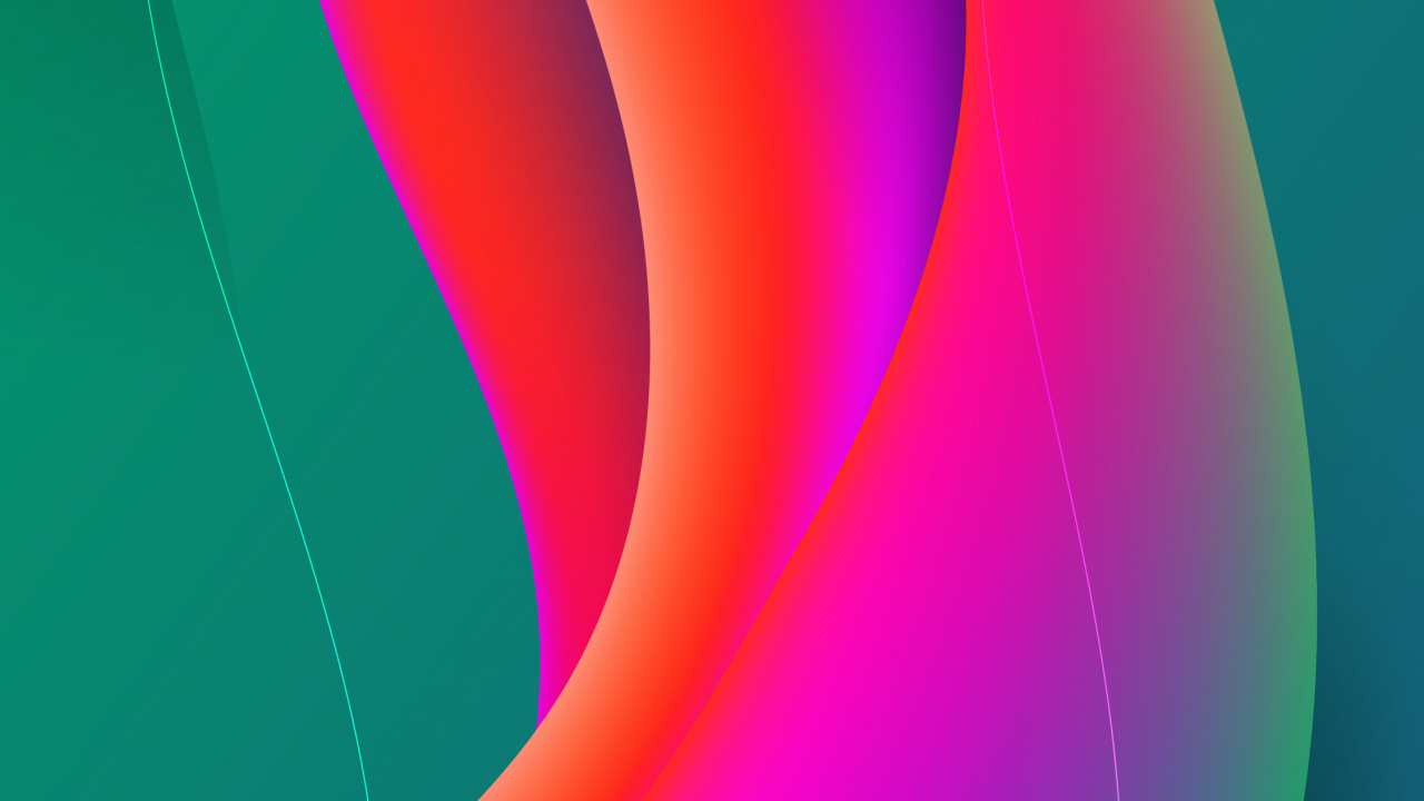 Обои круг, графический дизайн, красочность, розовый, пурпурный цвет в разрешении 1280x720