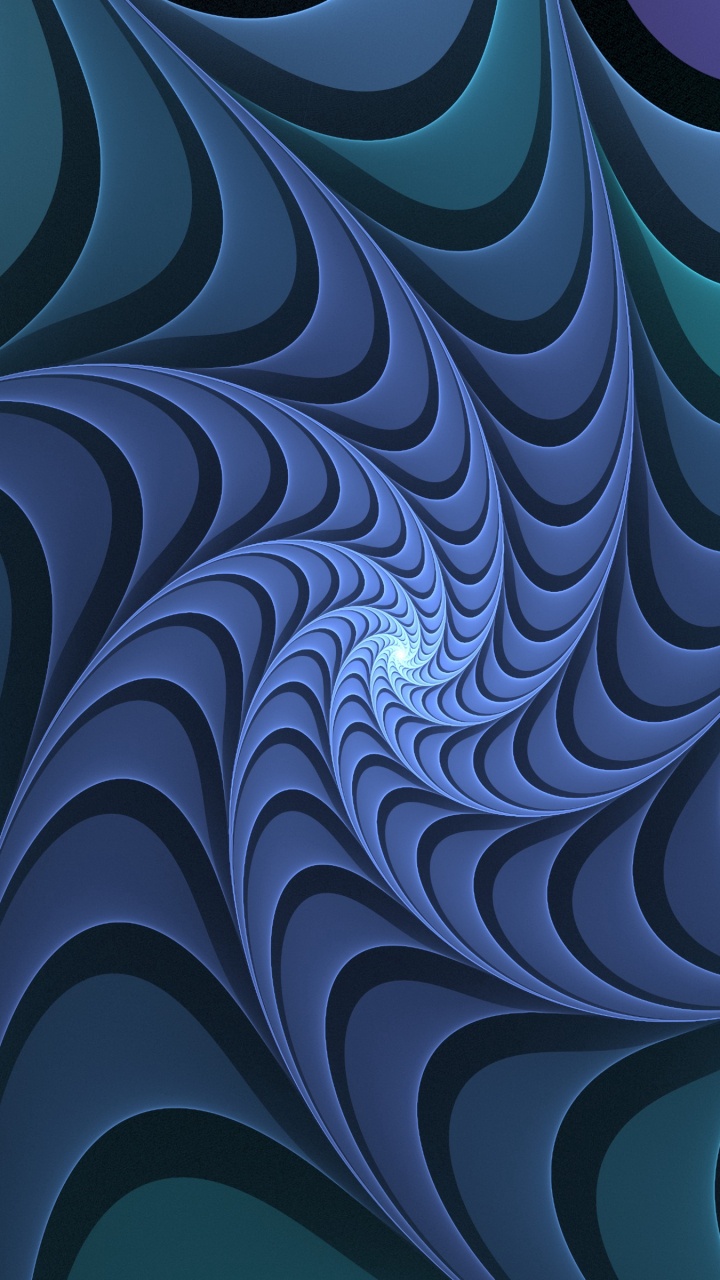 Обои пурпур, чирок, фрактал, Аква, линия в разрешении 720x1280