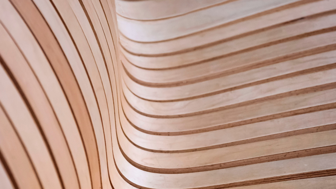 Обои линия, потолок, узор, крупный план, коричневый цвет в разрешении 1280x720