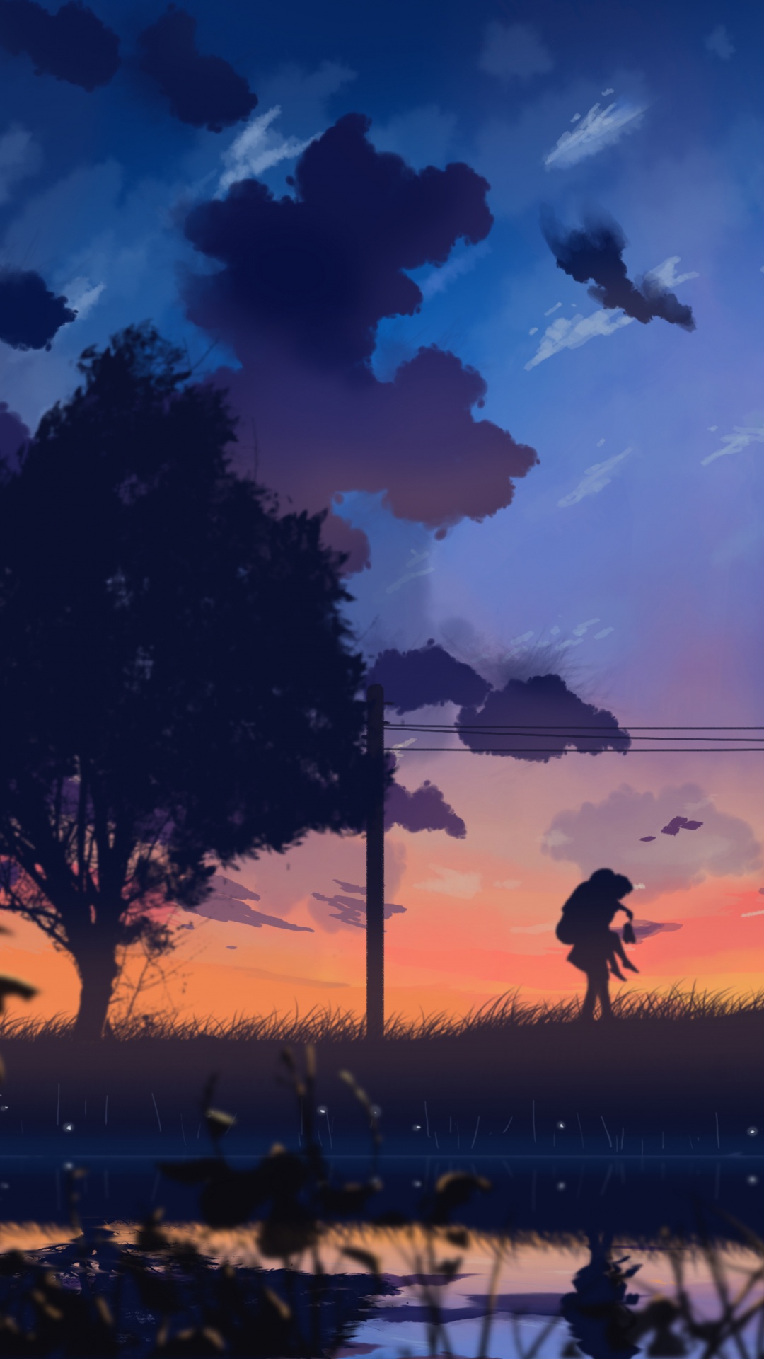 Обои арт, облако, природа, анимационное музыкальное видео, Бизнес случайный в разрешении 1080x1920