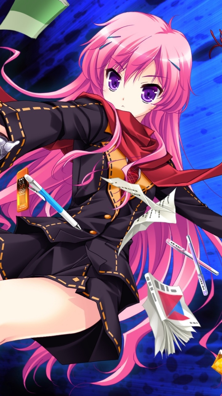 Обои mukougaoka Кана, шинигами, аниме, фикция, 3rdeye явился в разрешении 720x1280