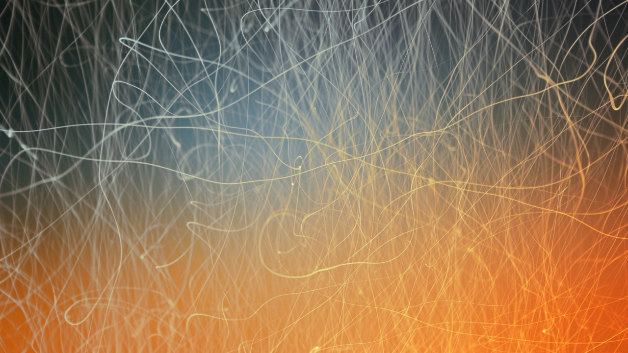 Обои абстрактное искусство, арт, линия, атмосфера, узор в разрешении 1280x720