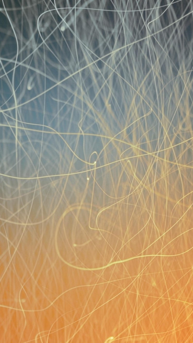 Обои абстрактное искусство, арт, линия, атмосфера, узор в разрешении 750x1334