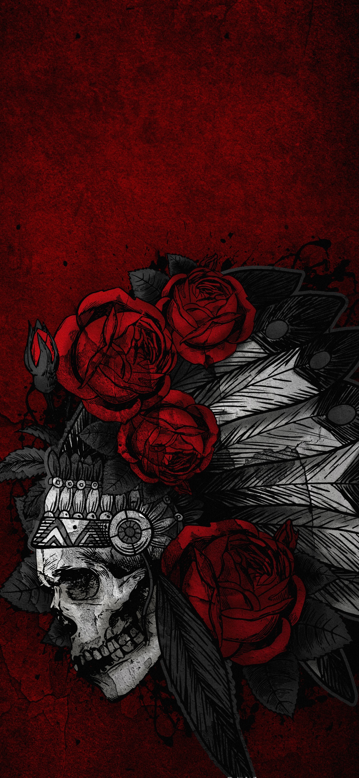 Обои сад роз, визуальное искусство, иллюстрация, арт, рисование в разрешении 1242x2688