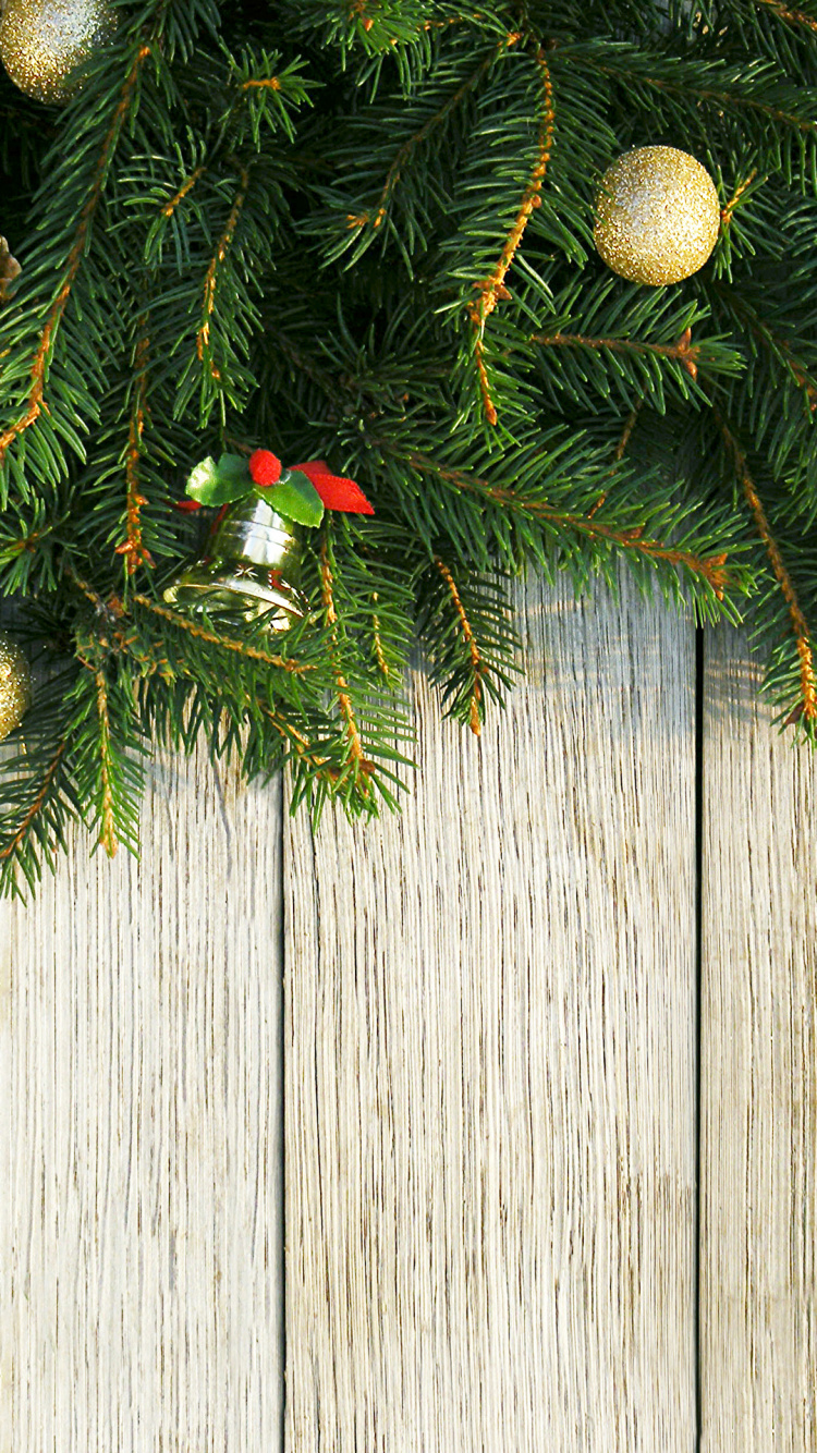 Обои Рождественский день, Новый год, рождественский орнамент, Рождественские украшения, праздник в разрешении 750x1334