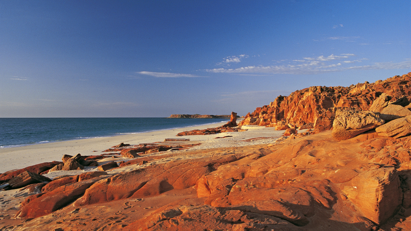 Обои туризм, побережье, море, рок, берег в разрешении 1366x768