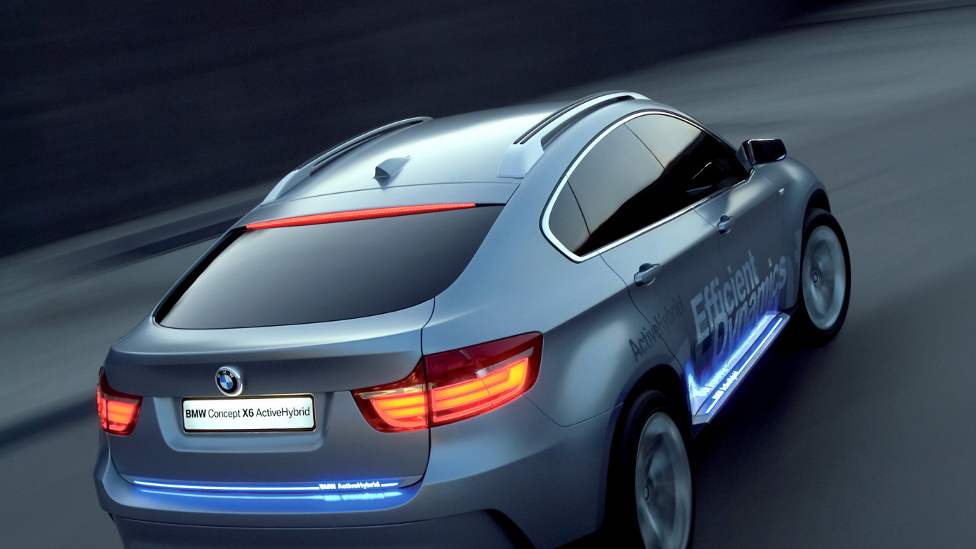Обои БМВ х6 2010, bmw, авто, Концепт BMW 7 серии activehybrid может, bmw x5 в разрешении 1366x768