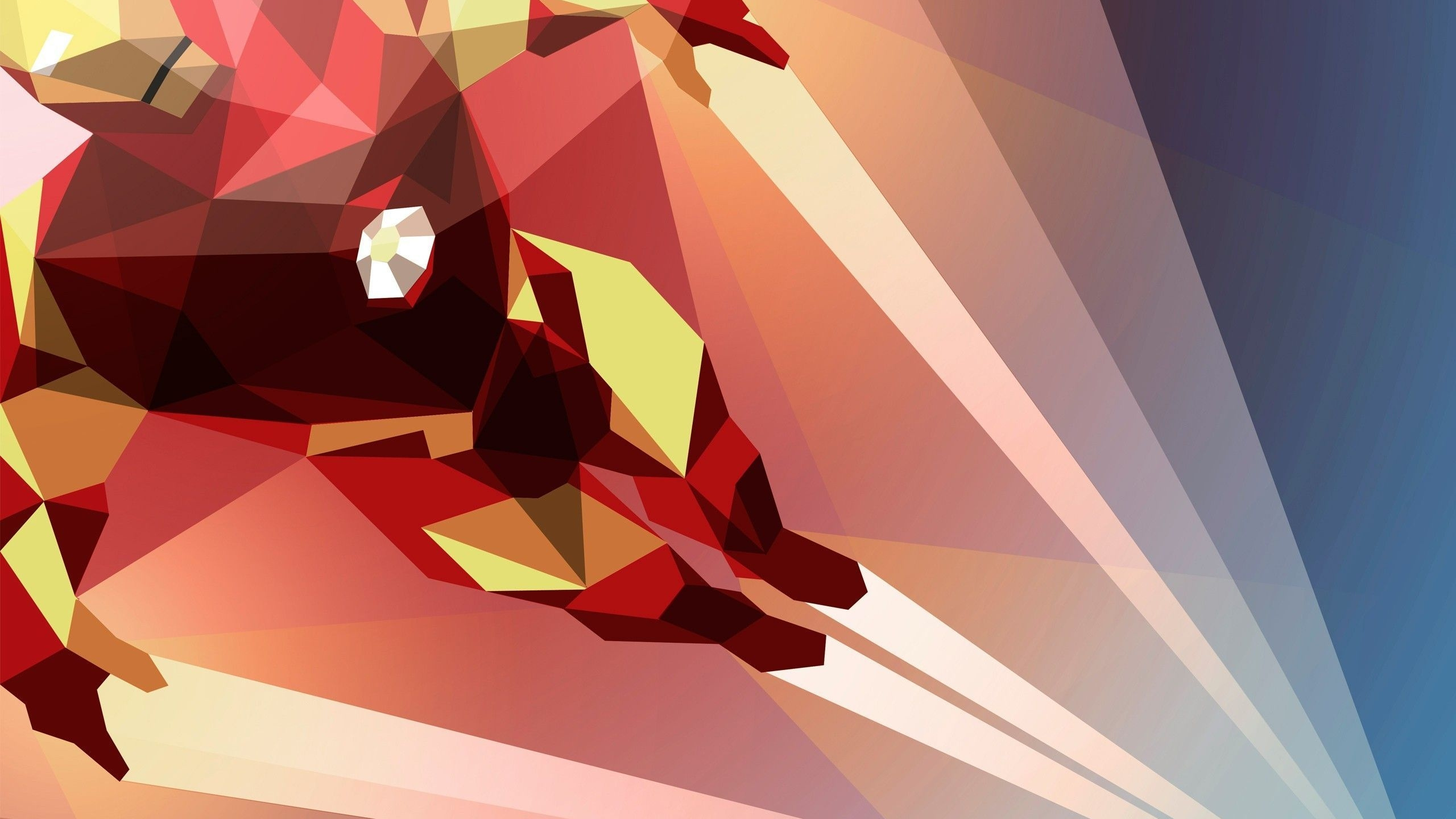 Обои иллюстрация, треугольник, дизайн, графический дизайн, обои компьютер в разрешении 2560x1440