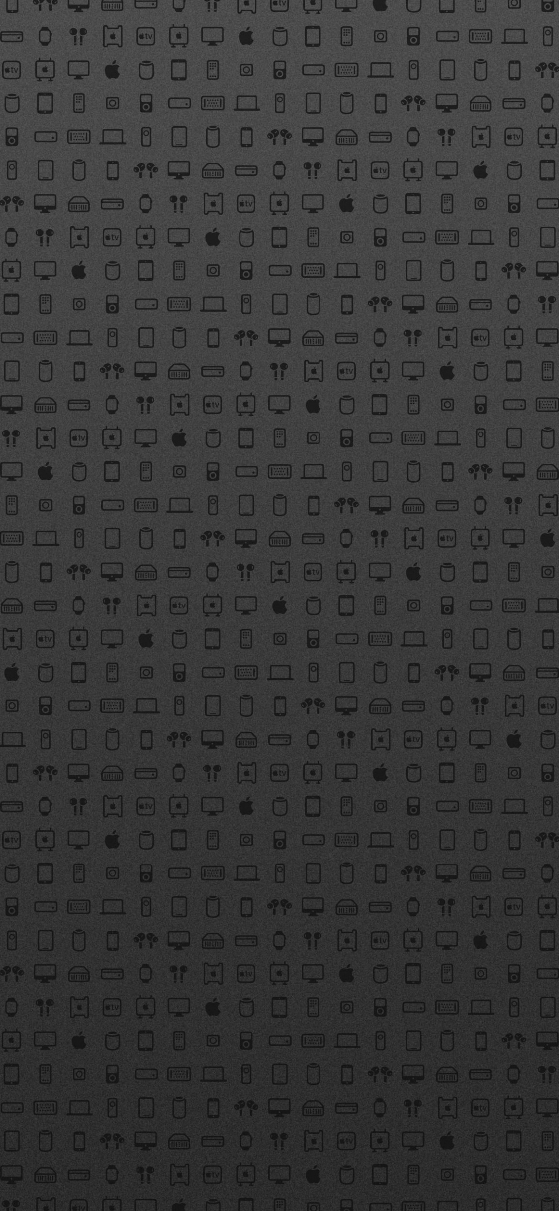 Обои яблоко, Сан Франциско, ios, серый цвет, узор в разрешении 1125x2436