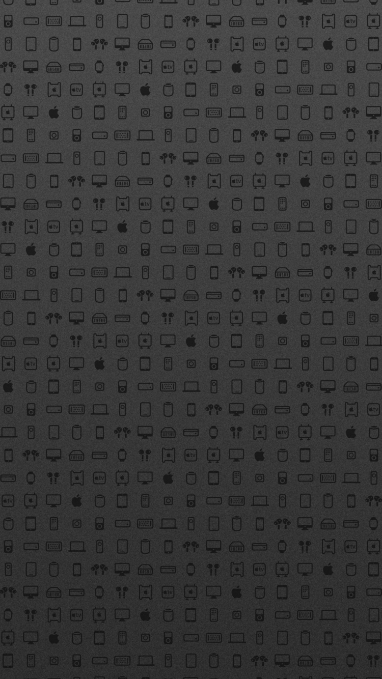 Обои яблоко, Сан Франциско, ios, серый цвет, узор в разрешении 750x1334