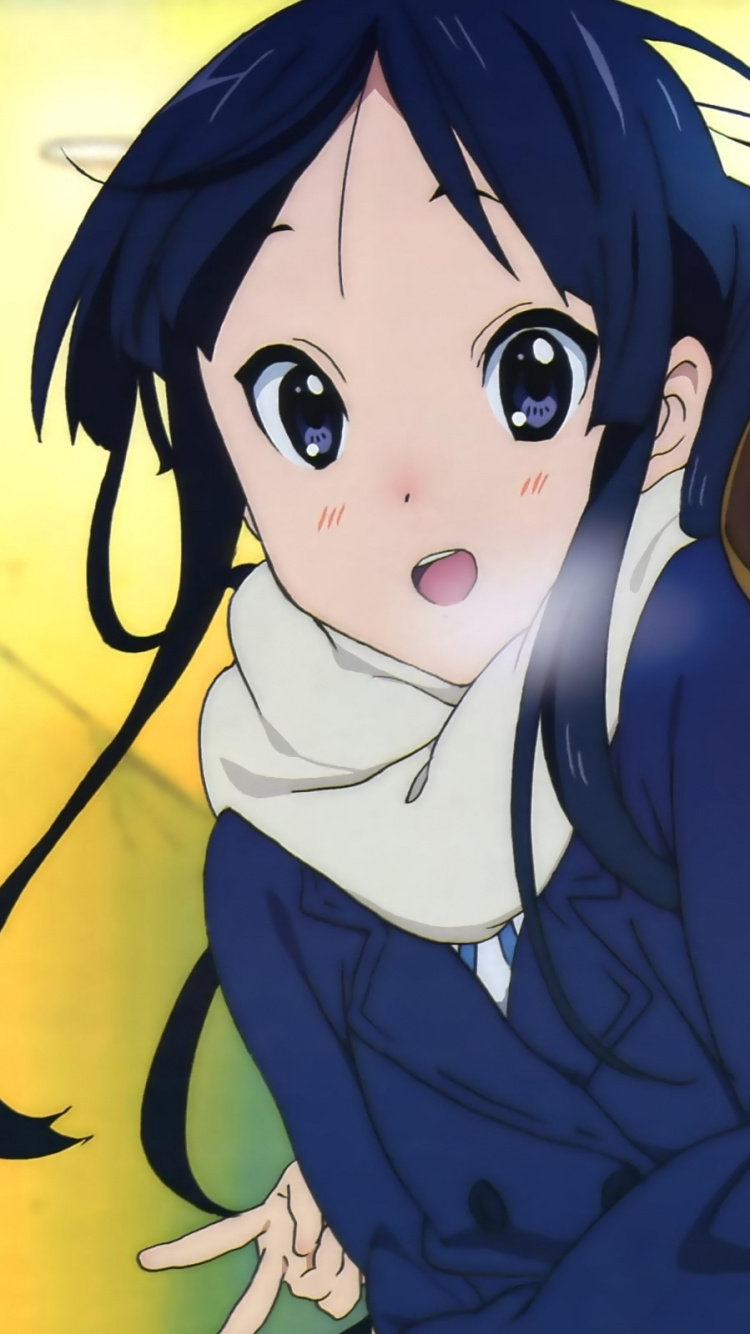 Обои рицу tainaka, Мио акияма, юи хирасава, tsumugi котобуки, азуса накано в разрешении 750x1334