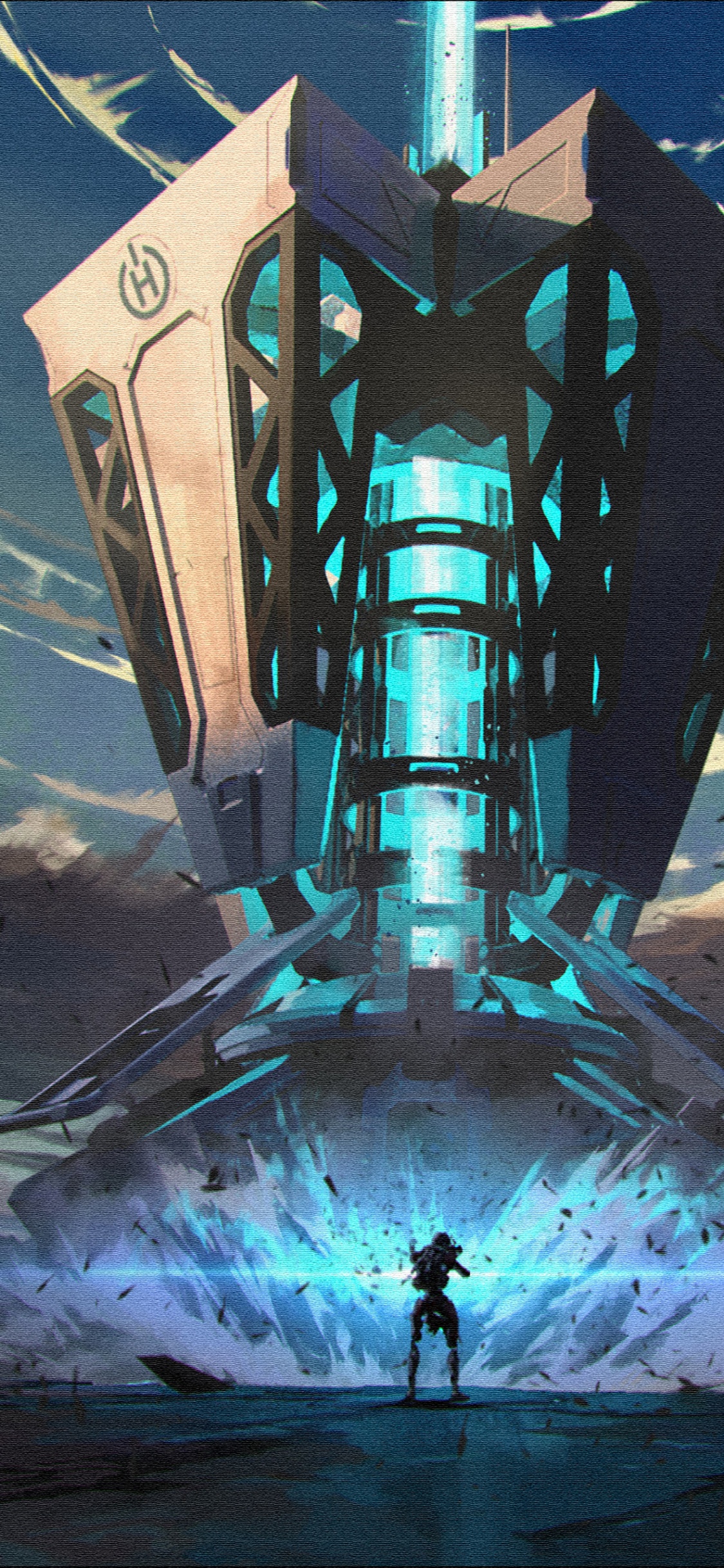 Обои Апекс Легенды, playstation 4, подергивание, Битвы проходят, технологии в разрешении 1125x2436