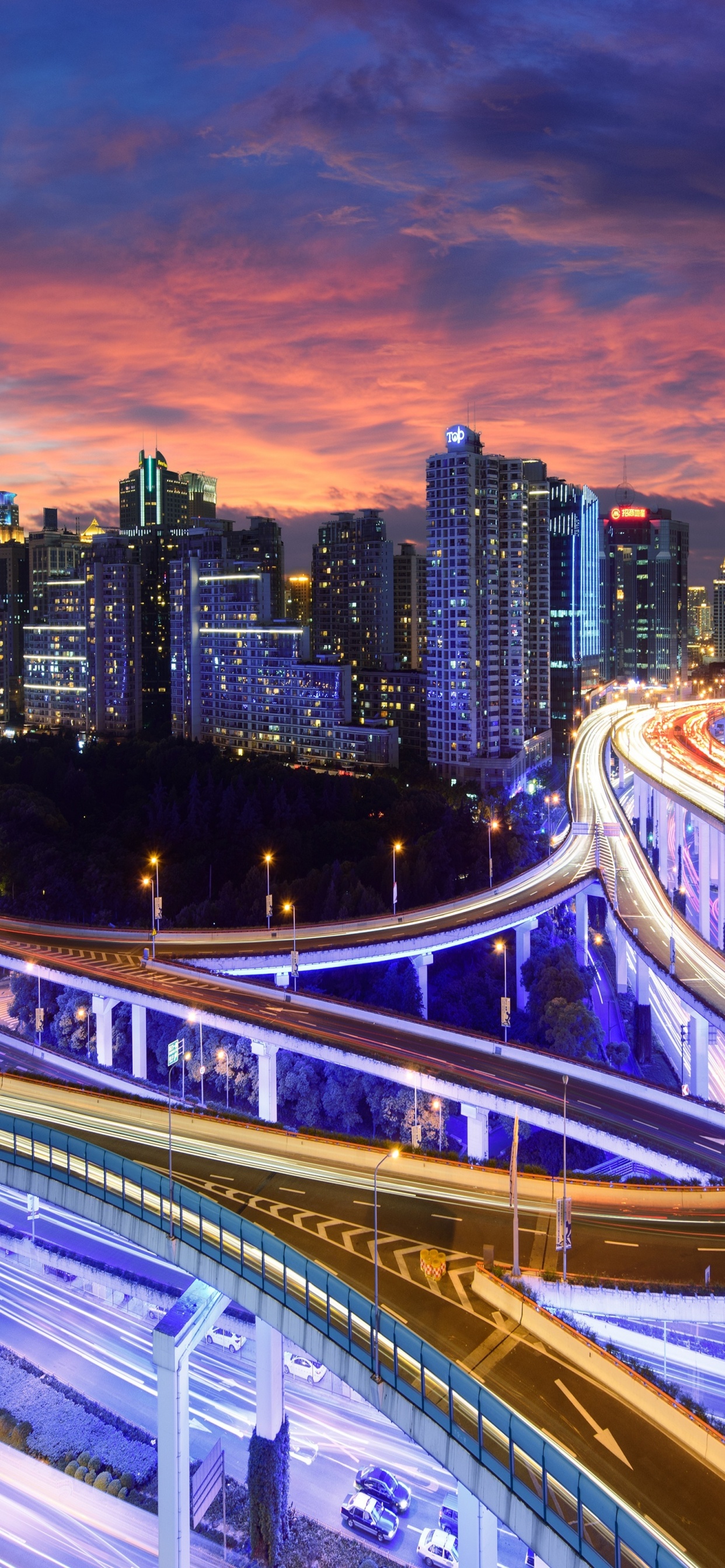 Обои город, городской пейзаж, городской район, метрополия, ориентир в разрешении 1242x2688