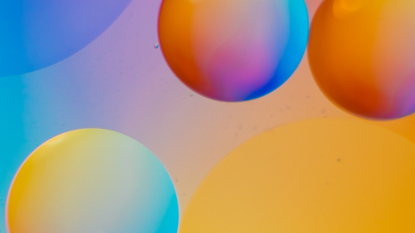 Обои Апельсин, математика, наука, красочность, арт в разрешении 1366x768