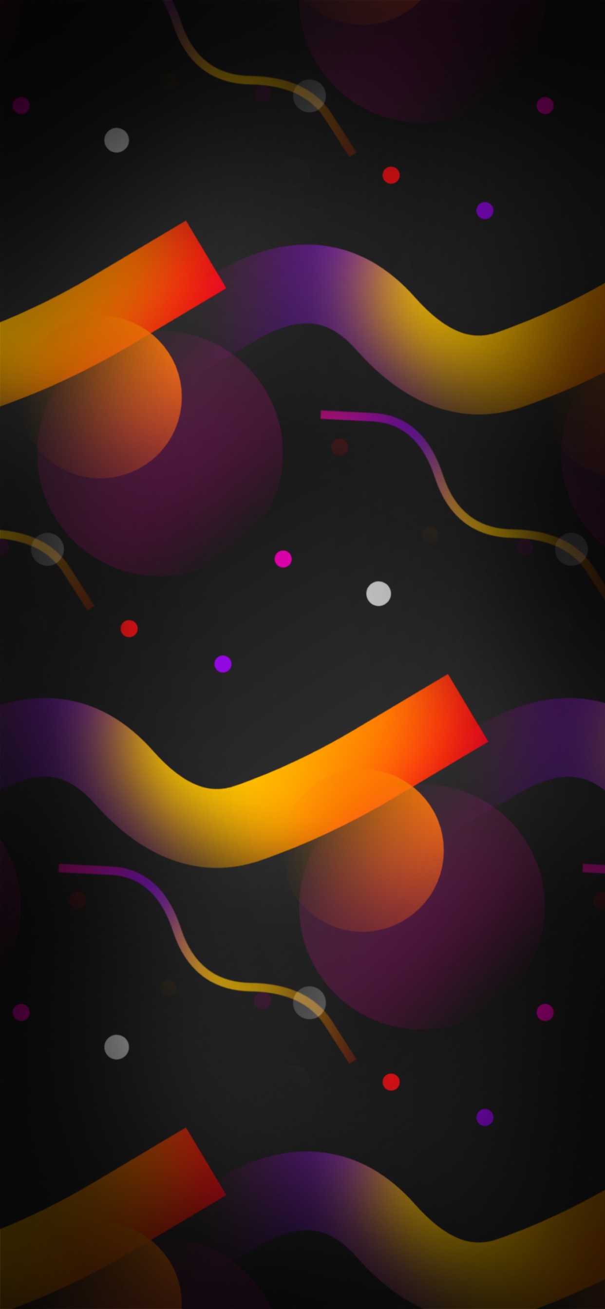 Обои свет, графический дизайн, дизайн, пурпур, Оранжевый цвет в разрешении 1242x2688