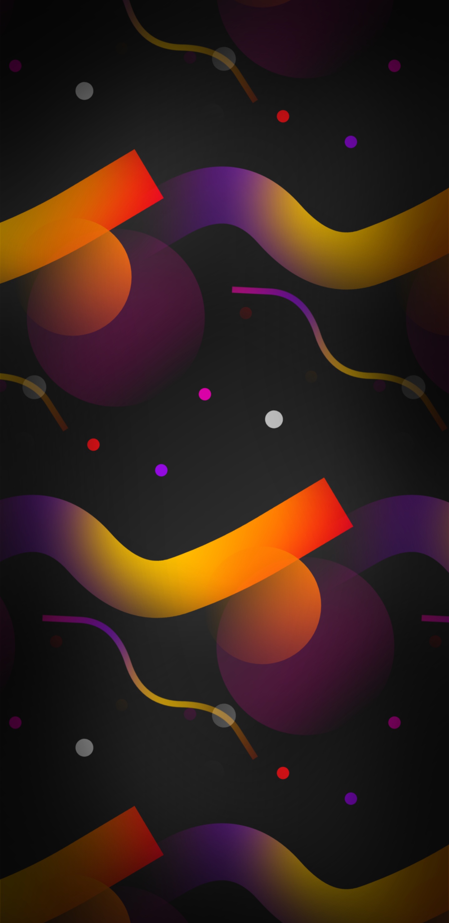 Обои свет, графический дизайн, дизайн, пурпур, Оранжевый цвет в разрешении 1440x2960