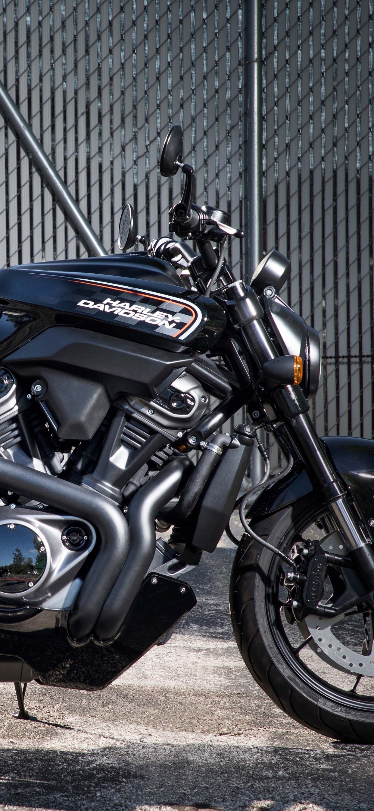 Обои мотоцикл, стритфайтер, V-образный двигатель, спортивный мотоцикл, автомобильные шины в разрешении 1242x2688