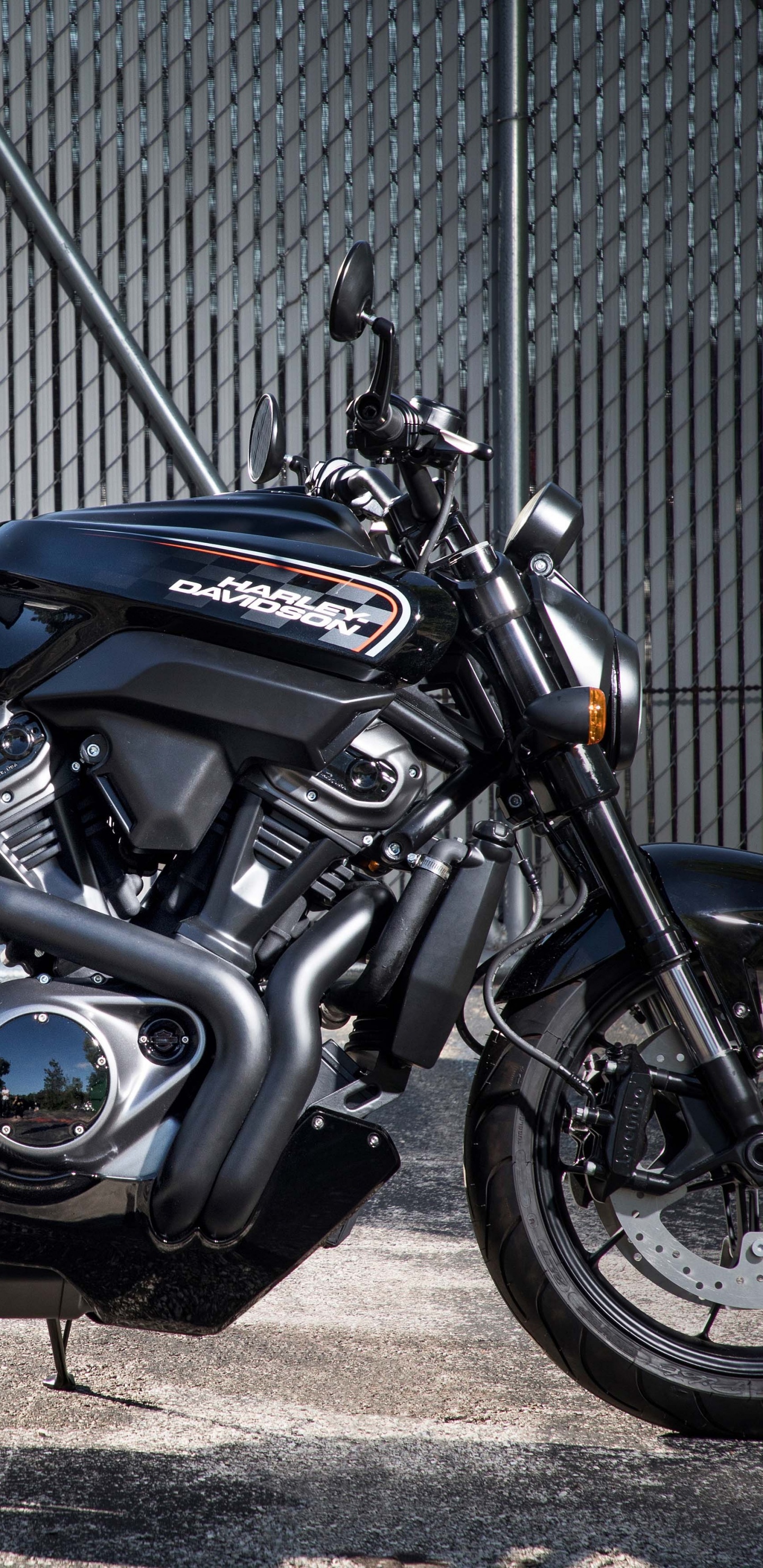 Обои мотоцикл, стритфайтер, V-образный двигатель, спортивный мотоцикл, автомобильные шины в разрешении 1440x2960